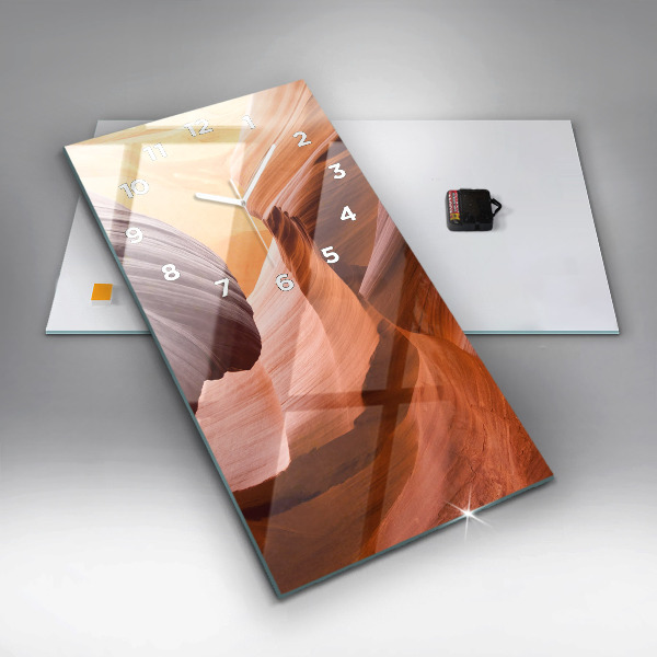 Horloge murale verticale Antelope Canyon