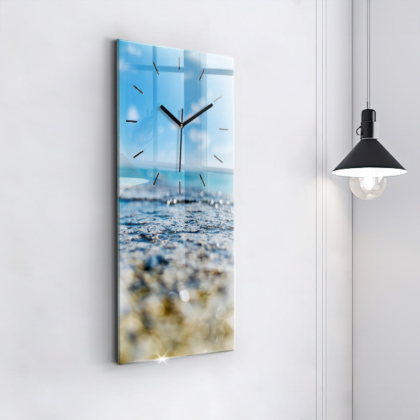 Horloge murale verticale Photographie aquatique