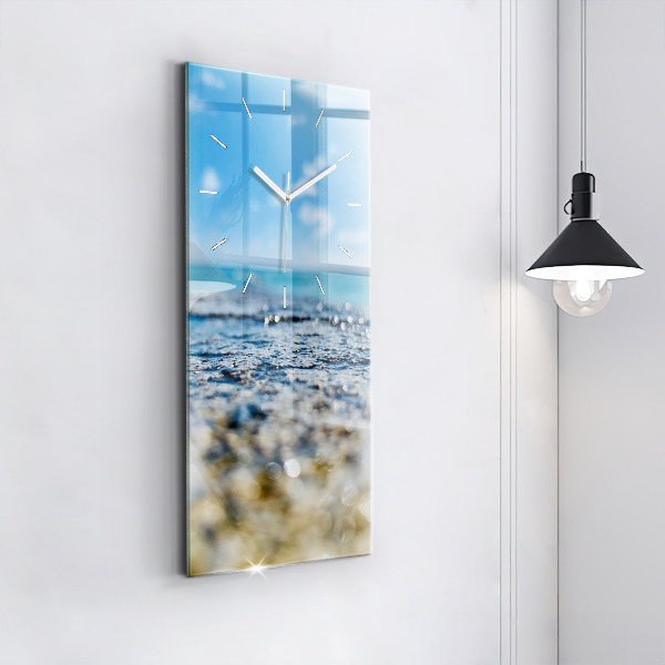 Horloge murale verticale Photographie aquatique