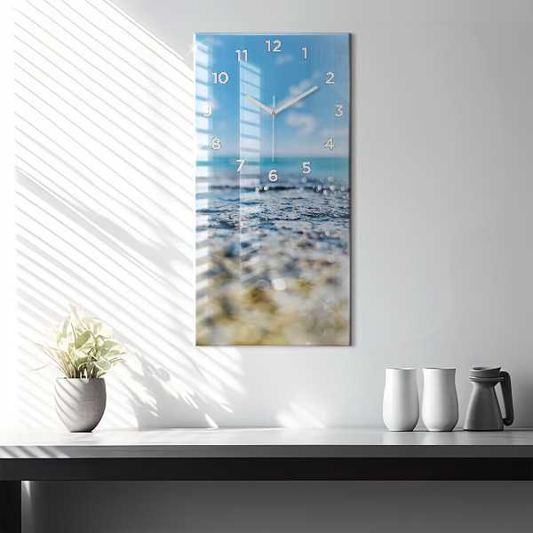 Horloge murale verticale Photographie aquatique