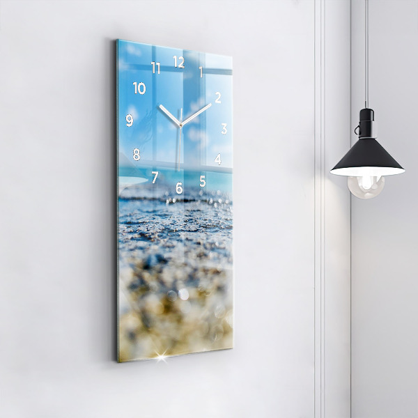 Horloge murale verticale Photographie aquatique