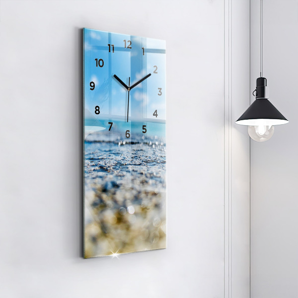 Horloge murale verticale Photographie aquatique
