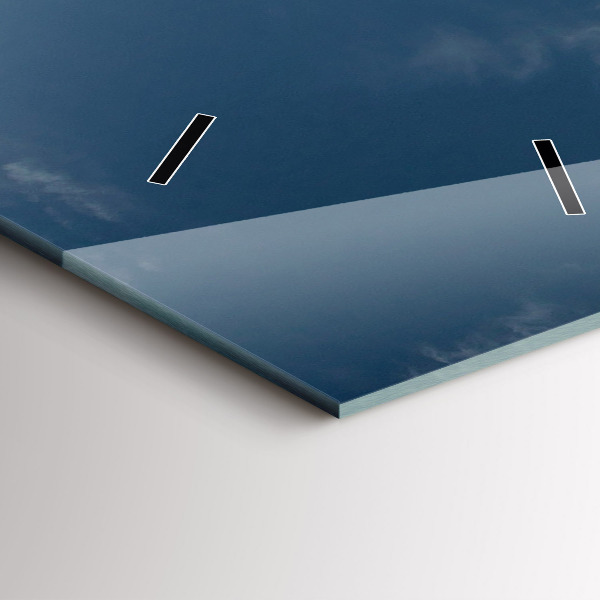 Horloge murale verticale Personne sur des skis nautiques