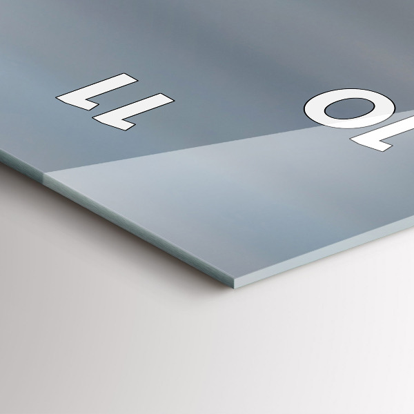 Horloge murale verticale Drapeau des États-Unis flottant