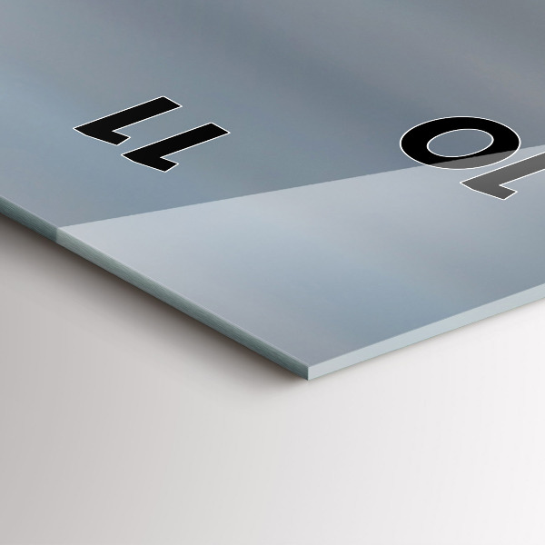 Horloge murale verticale Drapeau des États-Unis flottant