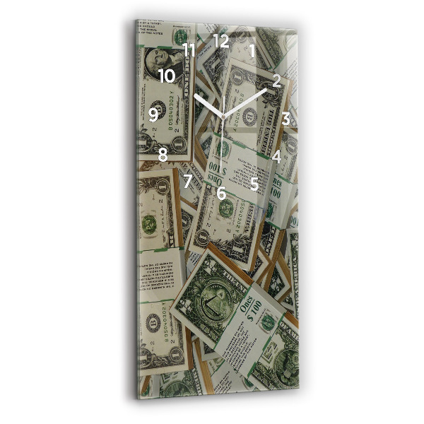 Horloge murale verticale 1 dollar américain