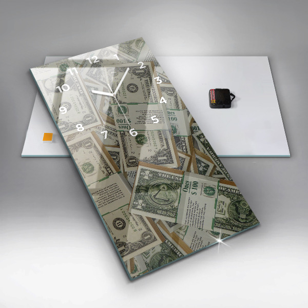 Horloge murale verticale 1 dollar américain