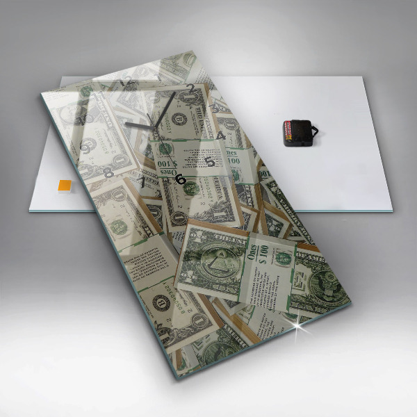 Horloge murale verticale 1 dollar américain