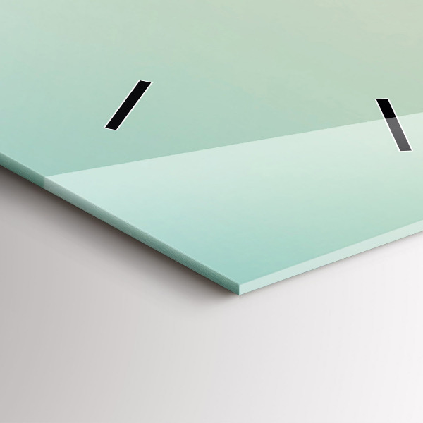 Horloge murale verticale Palmiers à Malibu