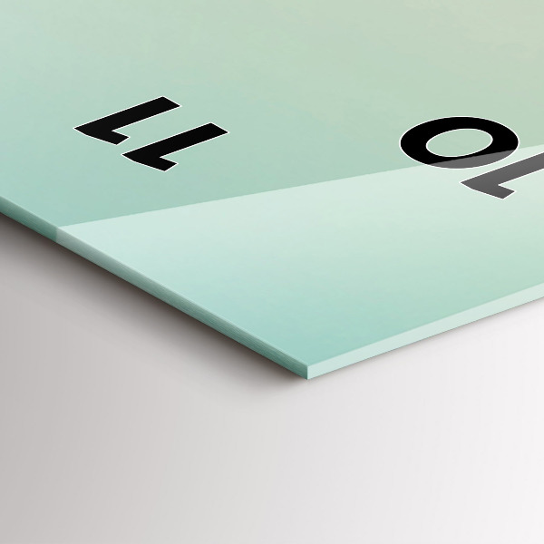 Horloge murale verticale Palmiers à Malibu