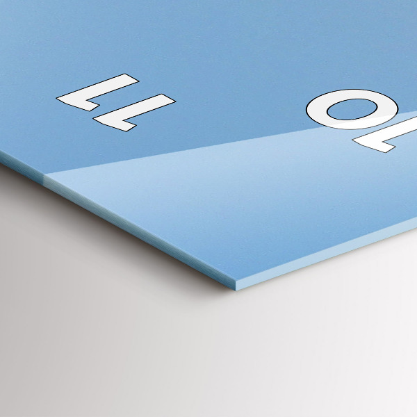 Horloge murale verticale 'Un bateau flottant sur l''océan'