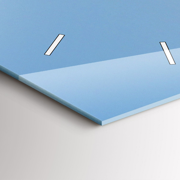 Horloge murale verticale 'Un bateau flottant sur l''océan'