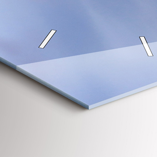 Horloge murale verticale Coucher de soleil sur la ville