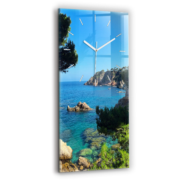 Horloge murale verticale Costa Brava