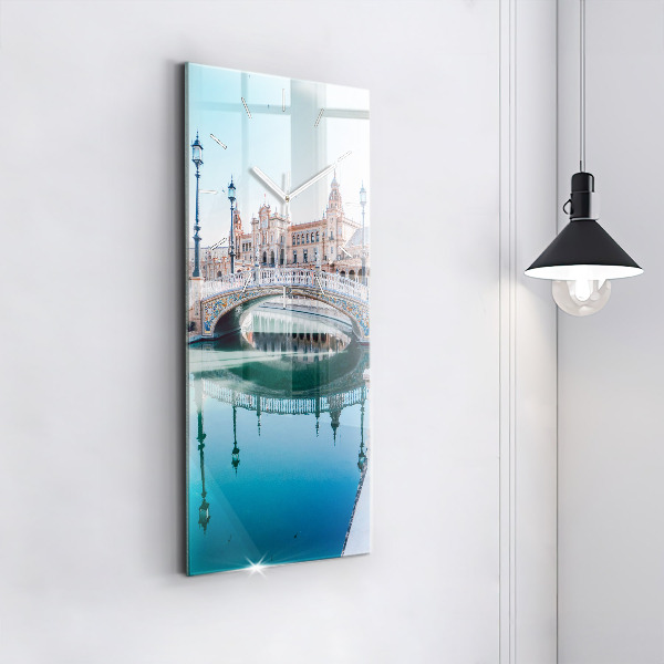 Horloge murale verticale 'Place d''Espagne à Séville'