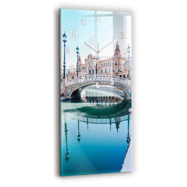 Horloge murale verticale 'Place d''Espagne à Séville'