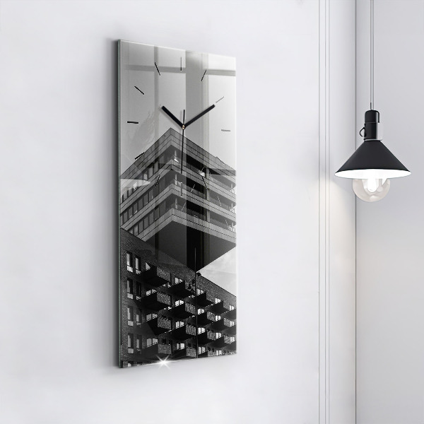 Horloge murale verticale Architecture à Amsterdam