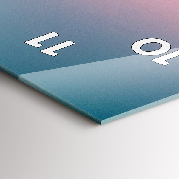 Horloge murale verticale Rochers au coucher du soleil