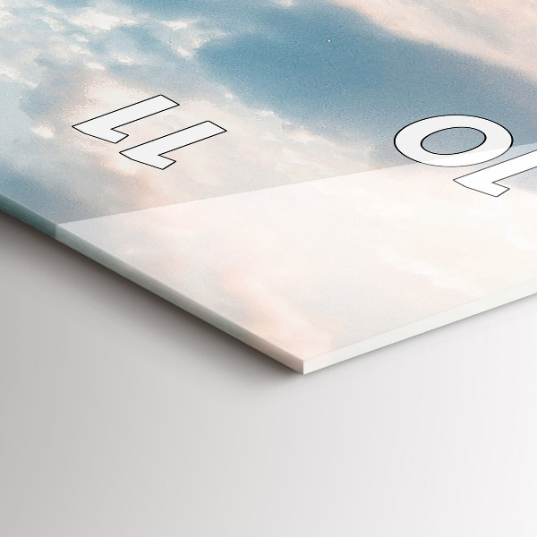 Horloge murale verticale Île en Croatie