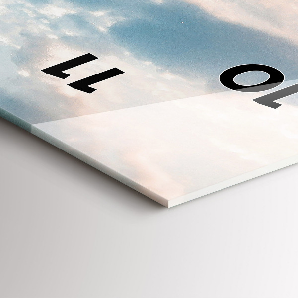 Horloge murale verticale Île en Croatie