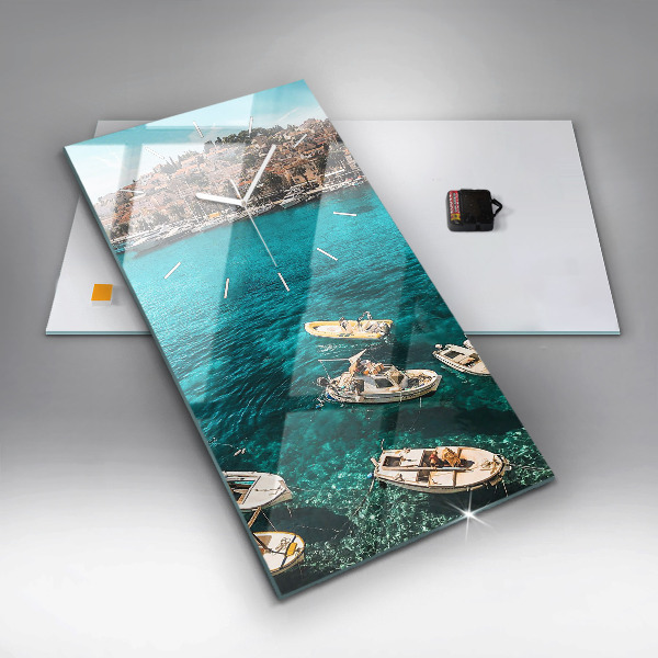 Horloge murale verticale Bateaux en Croatie