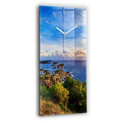 Horloge rectangulaire verticale Phuket en Thaïlande