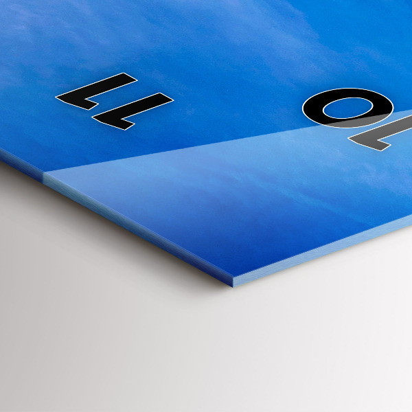 Horloge rectangulaire verticale Phuket en Thaïlande