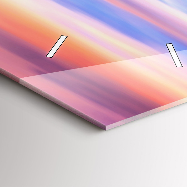 Horloge rectangulaire verticale Cascade de Godafoss, Islande