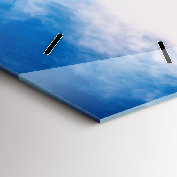 Horloge rectangulaire verticale Cascade en Islande