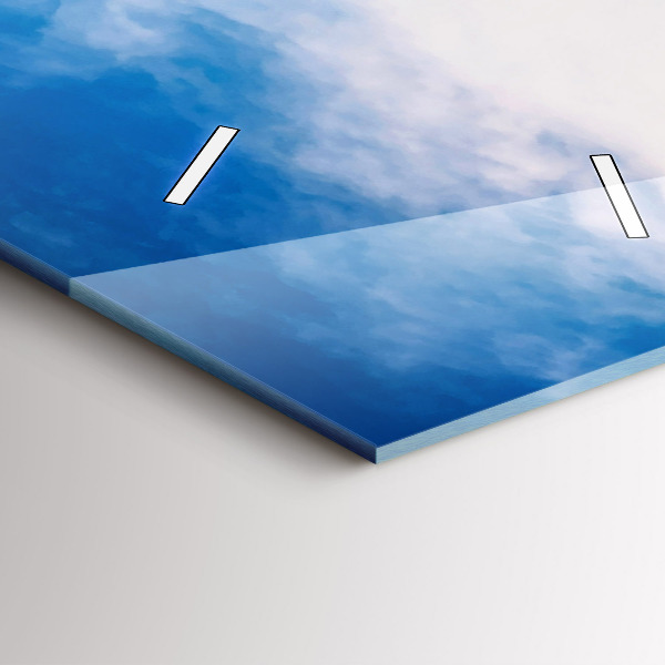 Horloge rectangulaire verticale Cascade en Islande