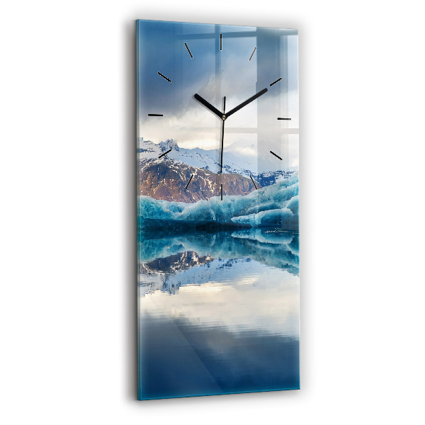 Horloge rectangulaire verticale Lac Jokulsarlon Islande