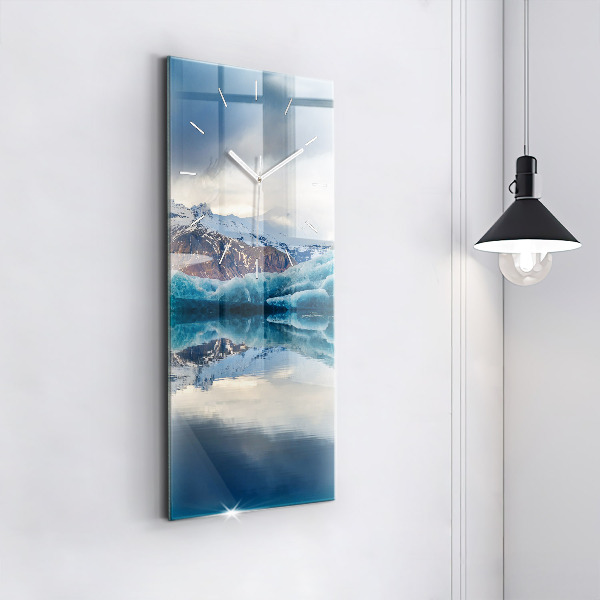 Horloge rectangulaire verticale Lac Jokulsarlon Islande