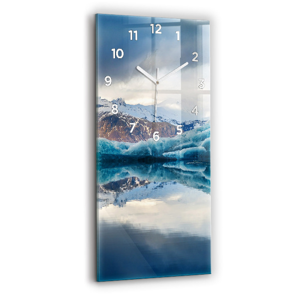 Horloge rectangulaire verticale Lac Jokulsarlon Islande