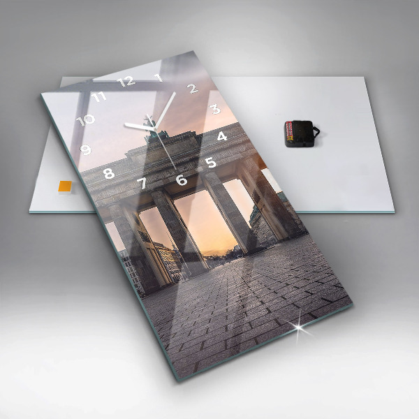 Horloge rectangulaire verticale Porte de Brandebourg