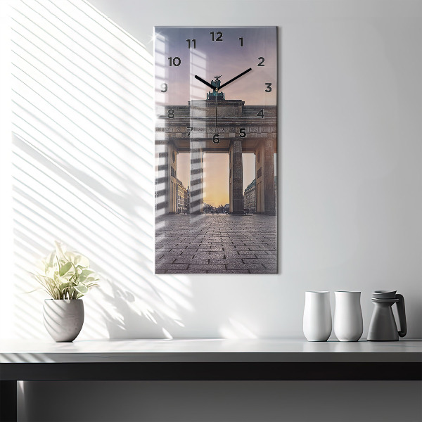 Horloge rectangulaire verticale Porte de Brandebourg