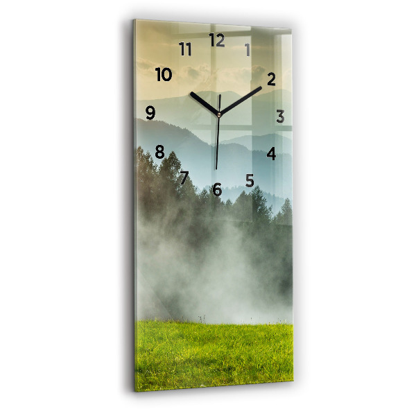 Horloge rectangulaire verticale Paysage de montagne