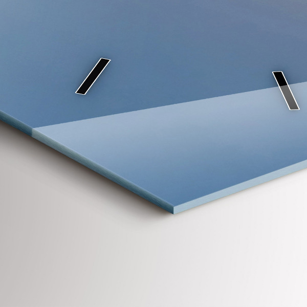 Horloge rectangulaire verticale Paysage de montagne