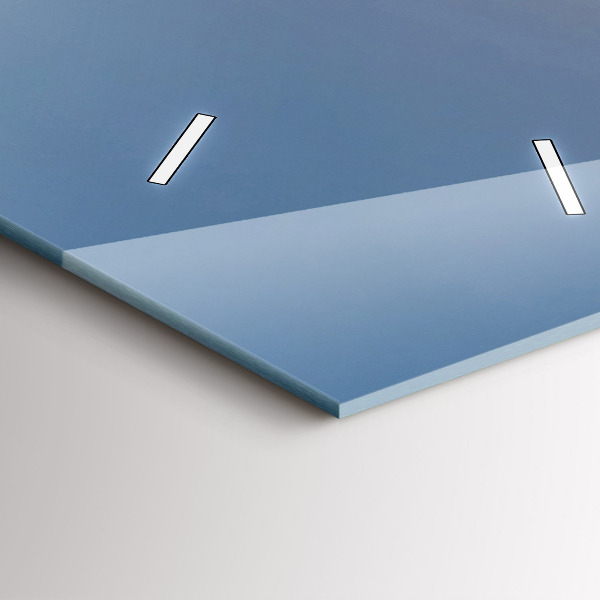 Horloge rectangulaire verticale Paysage de montagne