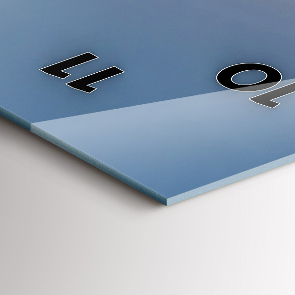 Horloge rectangulaire verticale Paysage de montagne