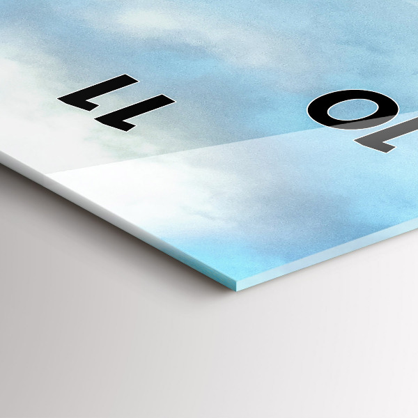 Horloge murale verticale Paysage de montagne