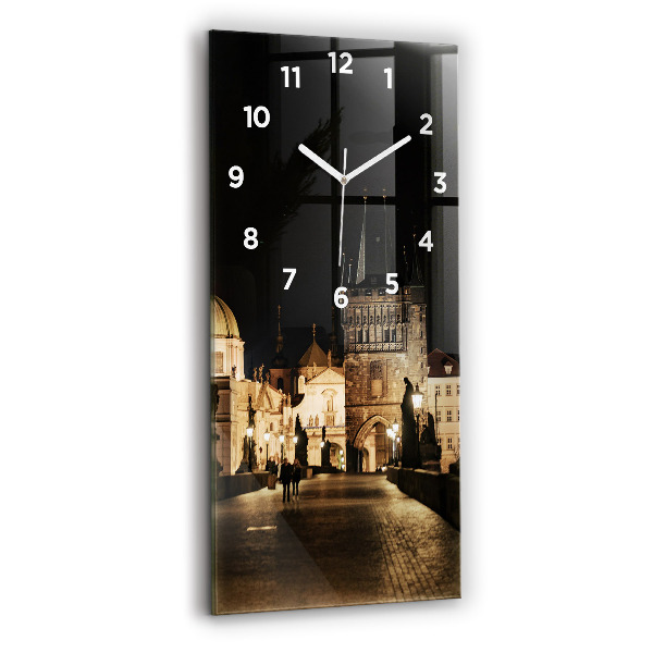 Horloge murale verticale Pont Charles à Prague