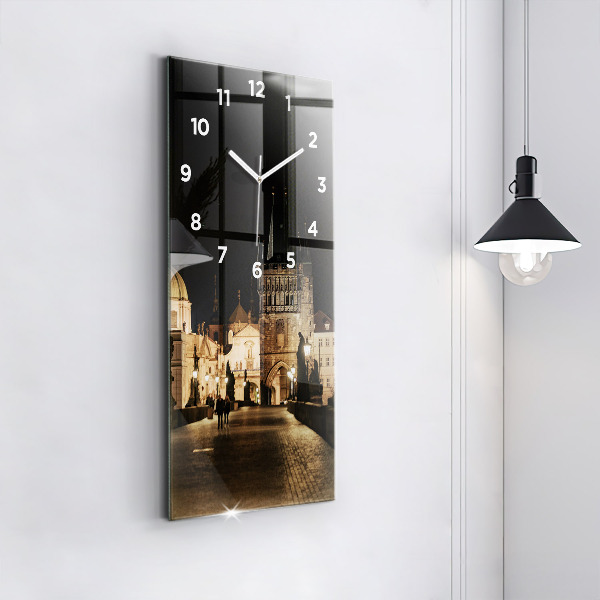 Horloge murale verticale Pont Charles à Prague