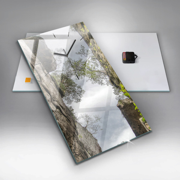 Horloge murale verticale Ville du rock en République tchèque