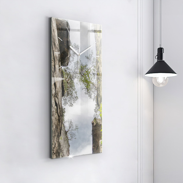 Horloge murale verticale Ville du rock en République tchèque