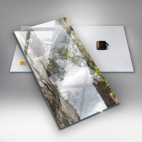 Horloge murale verticale Ville du rock en République tchèque