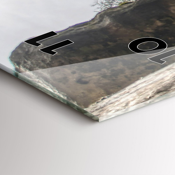 Horloge murale verticale Ville du rock en République tchèque