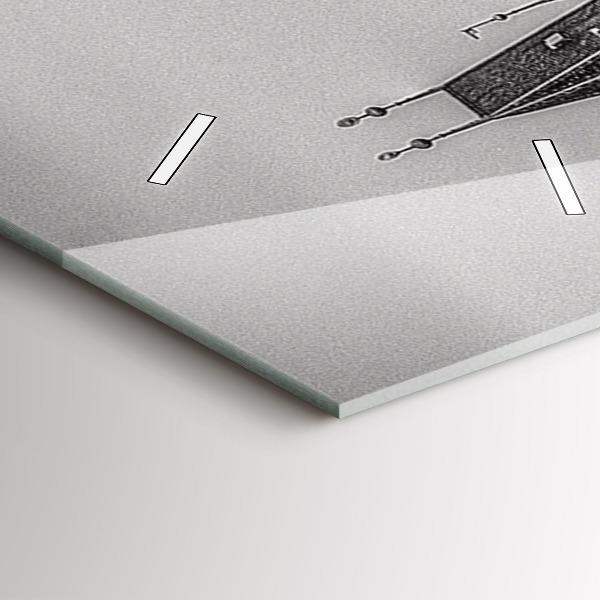 Horloge rectangulaire verticale Pont Charles à Prague