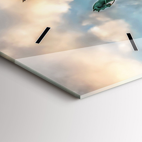 Horloge rectangulaire verticale Porte de Brandebourg à Berlin