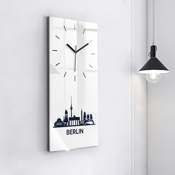 Horloge rectangulaire verticale Illustration de la ville de Berlin