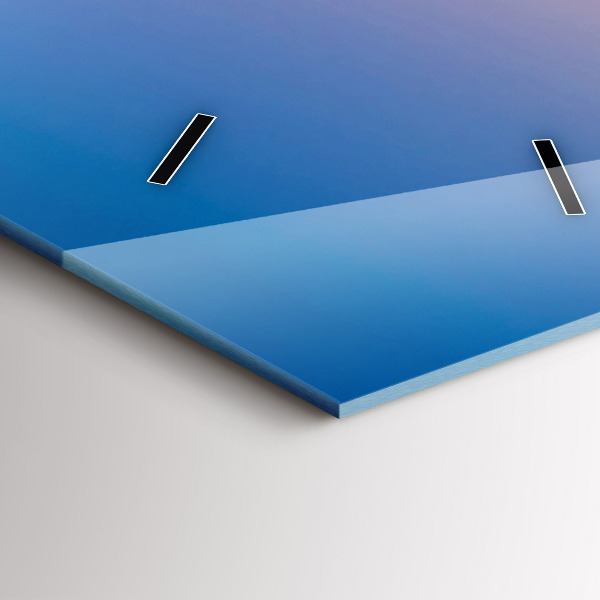 Horloge rectangulaire verticale Hôtel de ville de Hambourg